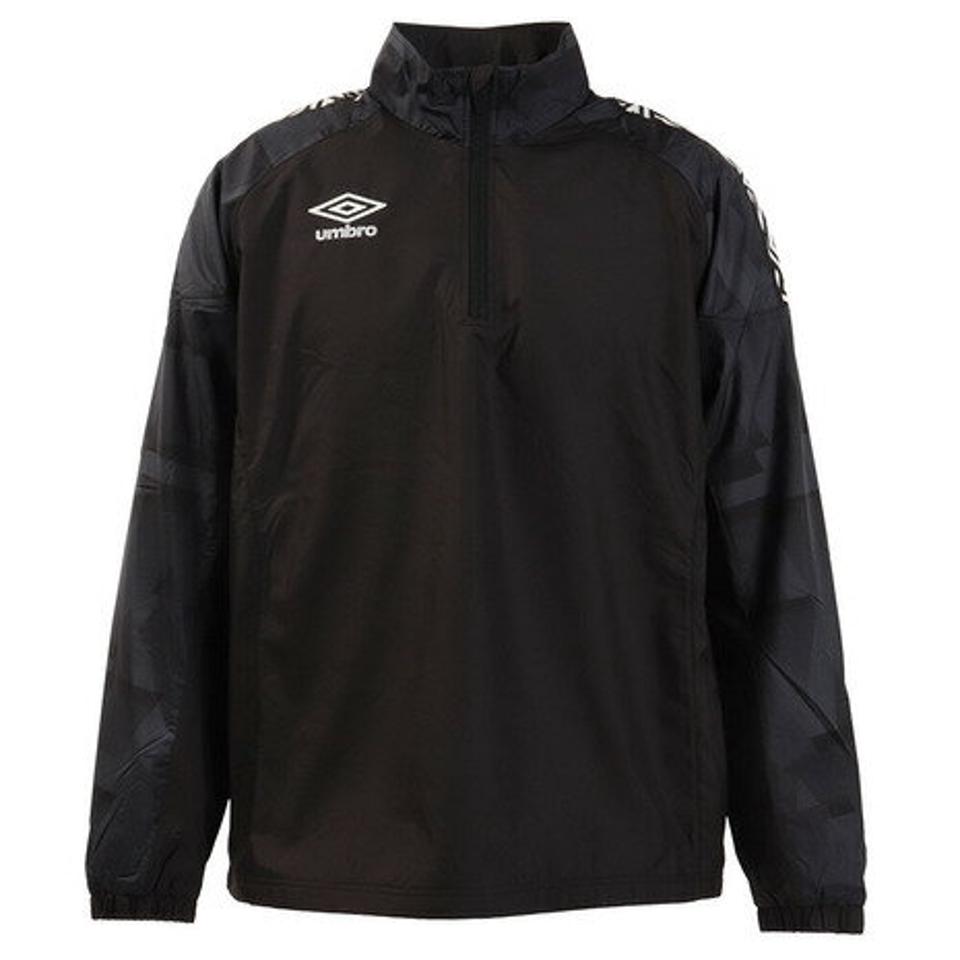 アンブロ（UMBRO） サッカー ウェア メンズ TR ラインドサーモハーフジップウエア UUUOJF32 BLK （メンズ）