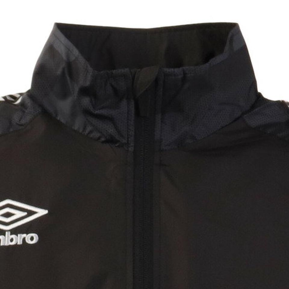 アンブロ（UMBRO） サッカー ウェア メンズ TR ラインドサーモハーフジップウエア UUUOJF32 BLK （メンズ）