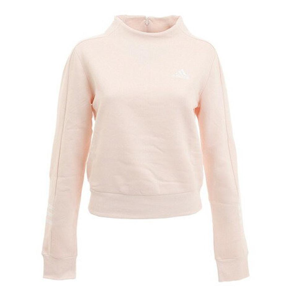 アディダス（adidas）（レディース）ESSENTIALS COMFORT モックネックスウェット IYC75-GD2586