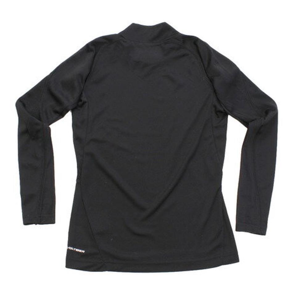 美津和タイガー(mitsuwa-tiger) 野球 アンダーシャツ ジュニア RT ジュニア長袖ハイネック インナー シャツ UWRJDYS-001 黒 (キッズ)
