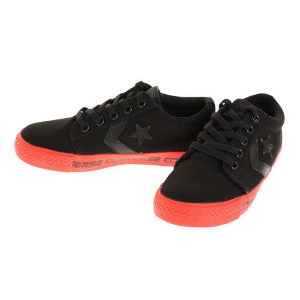 コンバース（CONVERSE） スニーカー ジュニア BOARDSTAR SK TEGTEG OX 37300480 20SS 黒 キッズ （キッズ）