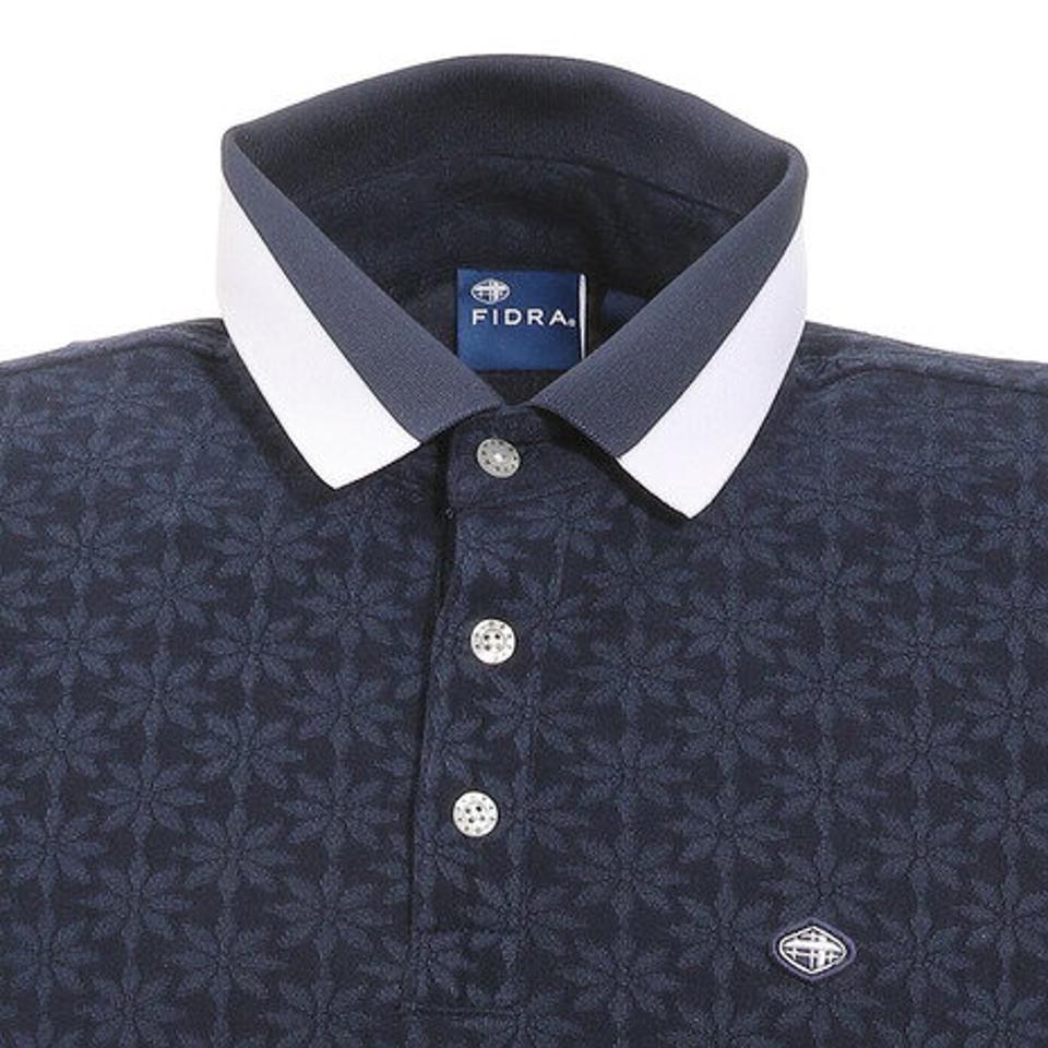 フィドラ（FIDRA） ゴルフ ポロシャツ メンズ JQラインポロシャツ FD5HTG08 NVY （メンズ）