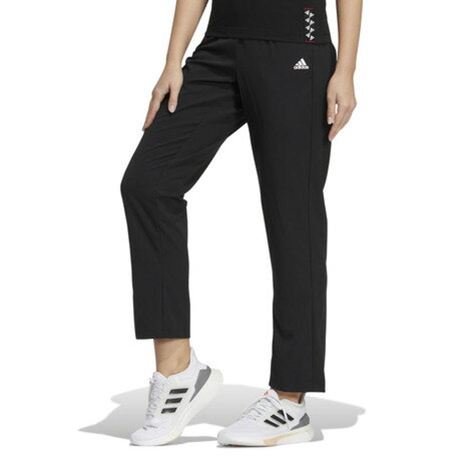 アディダス（adidas）（レディース）ルーズフィット カラーブロック ウーブンパンツ QH841-HI3655