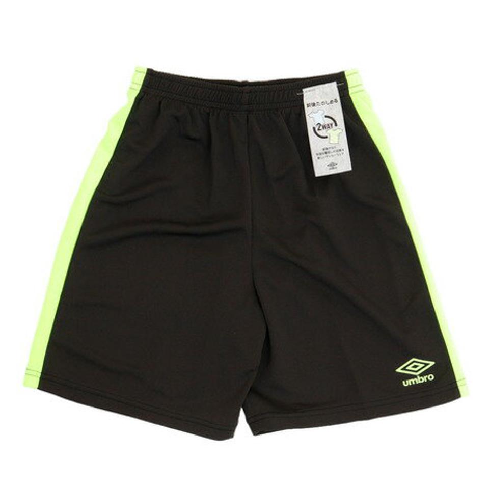 アンブロ（UMBRO）（キッズ）サッカーウェア ジュニア はじめてサッカーパンツ UUJTJD54 BLK