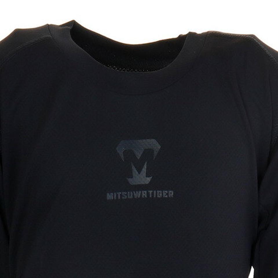 美津和タイガー（mitsuwa-tiger） ジュニア セミフィットラウンドネック長袖シャツ MT7HSJ59-048 （キッズ）