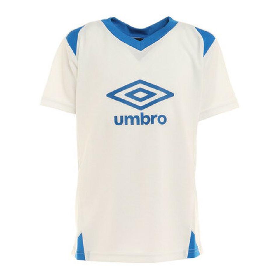 アンブロ(UMBRO) サッカーウェア ジュニア プラクティスシャツ UUJTJA65 WHT (キッズ)