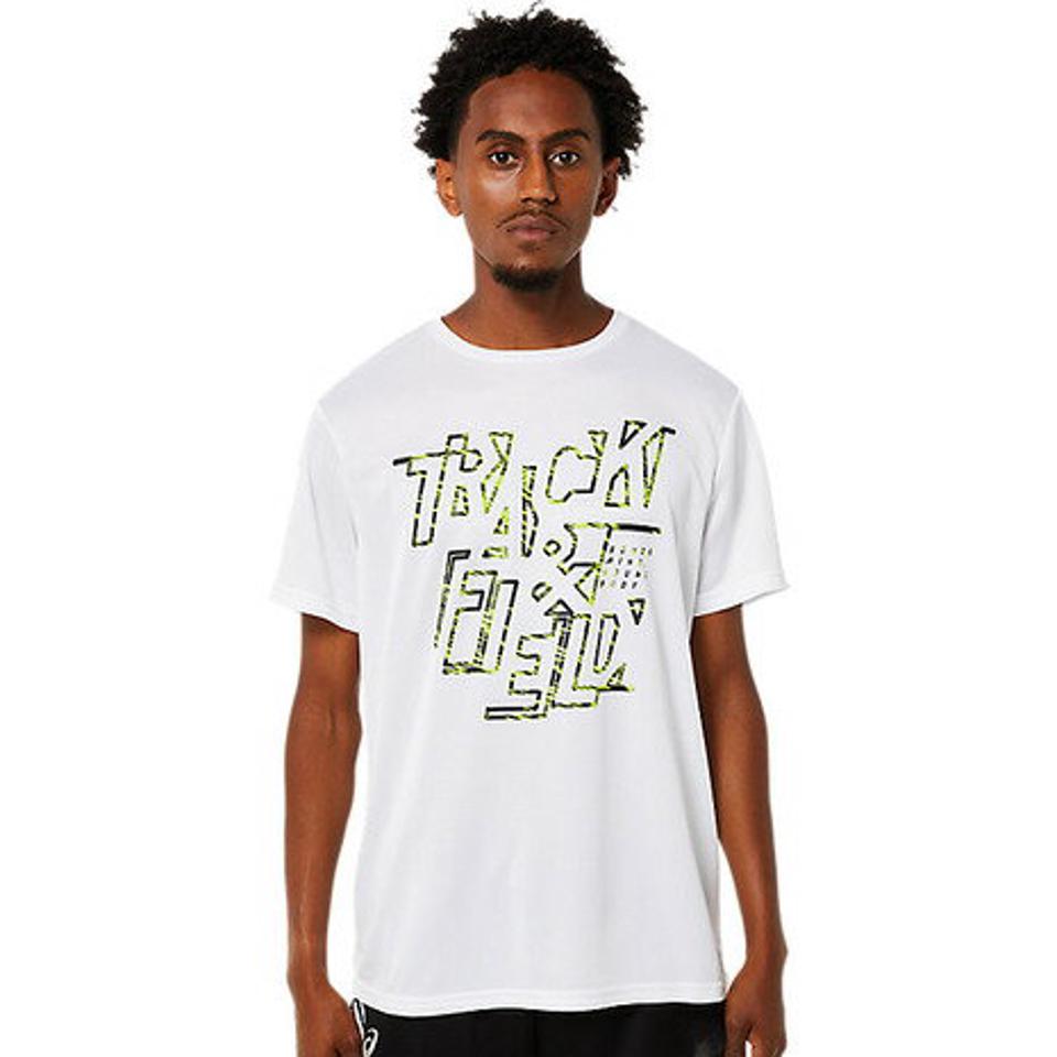 【3/10 24h限定 エントリー&対象3店舗以上買い回りで最大P10倍!】アシックス(ASICS)(メンズ) 陸上ウェア シャツ プリント半袖シャツ 2091A533