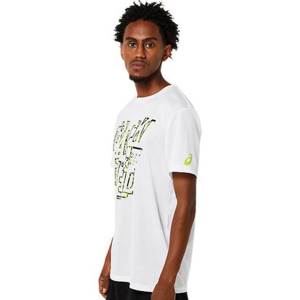 【3/10 24h限定 エントリー&対象3店舗以上買い回りで最大P10倍!】アシックス(ASICS)(メンズ) 陸上ウェア シャツ プリント半袖シャツ 2091A533