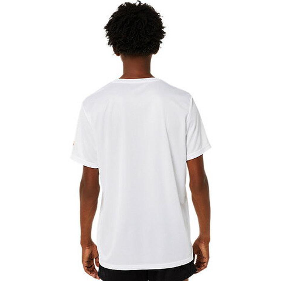 アシックス(ASICS)(メンズ) 陸上ウェア シャツ プリント半袖シャツ 2091A532