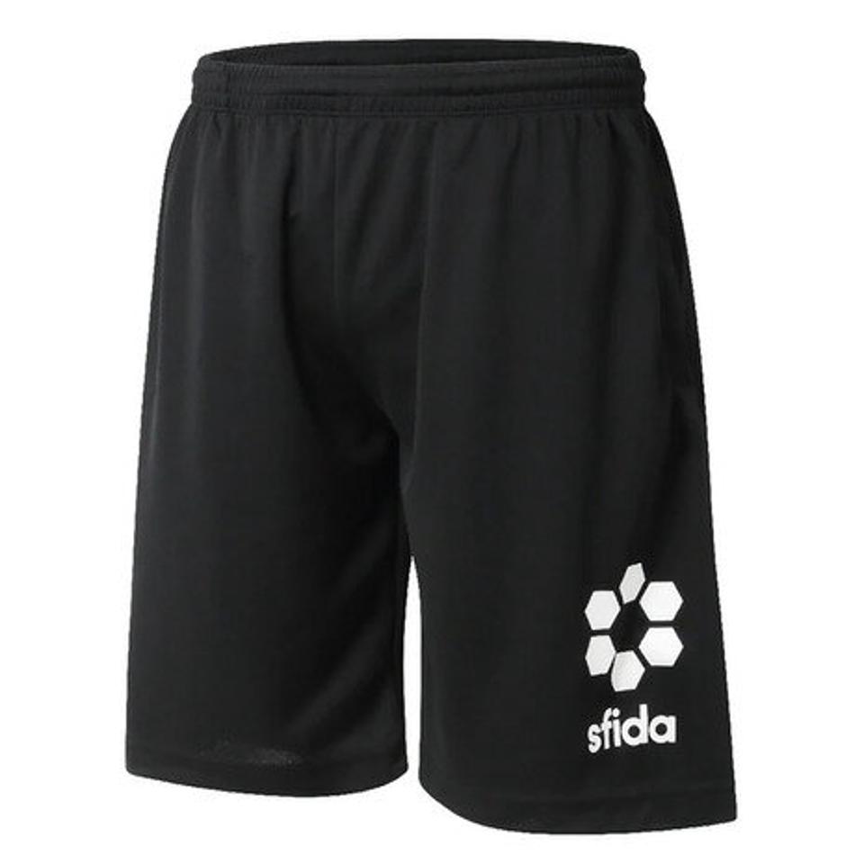【10%OFFクーポン 対象ウェア2点以上購入で 5/5まで】スフィーダ（SFIDA） サッカー フットサルウェア ジュニア プラクティスショーツ SA-22844JR BLK （キッズ）