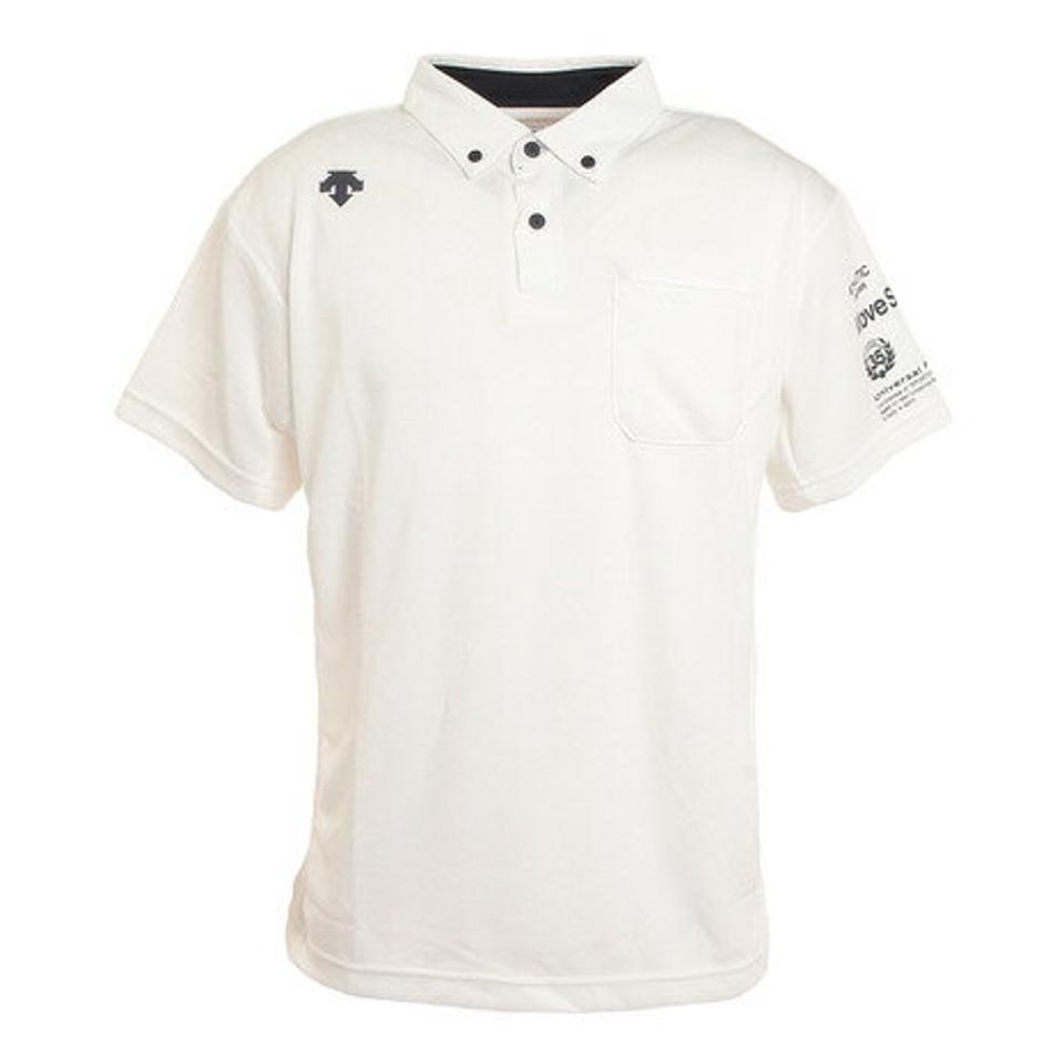 デサント（DESCENTE） ドライプラス ポロシャツ DX-C1712XB WH （メンズ）