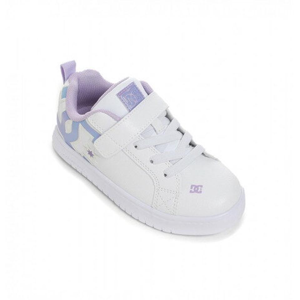 ディーシー・シュー（DC SHOE） ジュニア スニーカー シューズ KsコートグラフィックライトEV Ks COURT GRAFFIK LITE EV ホワイト 22SP DK221602 （キッズ）