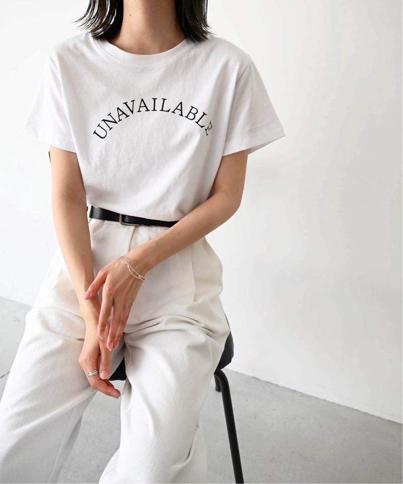 El mar(エルマール) "UNAVAILABLE"コンパクトTシャツ（El mar）