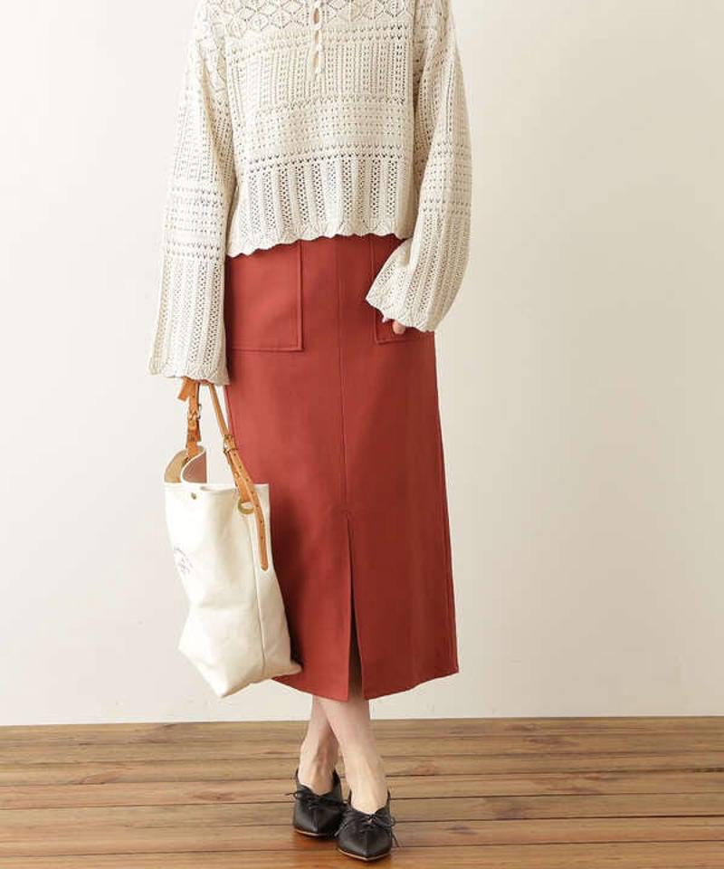 麻混セットアップ　スカート《S Size Line》