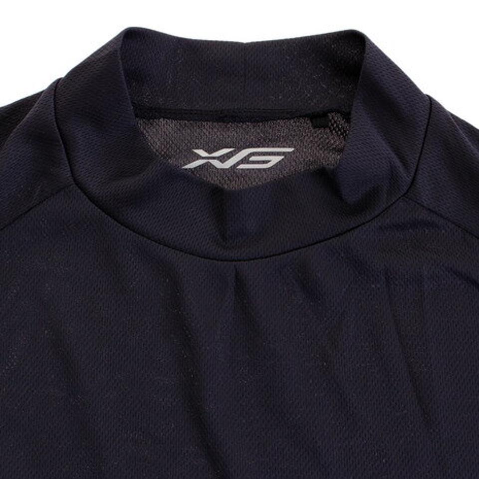 エックスティーエス（XTS） 野球 アンダーシャツ ドライプラス ハイネック 長袖 インナー シャツ 723G5ES5959 ネイビー （メンズ）