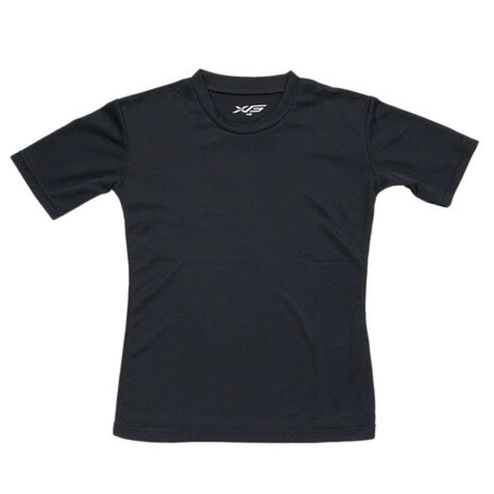 【5点以上購入10%OFFクーポン 8/1まで】エックスティーエス（XTS） 野球 アンダーシャツ 半袖 ジュニア シャインブロック インナー シャツ 724G6CD3921 ネイビー （キッズ）