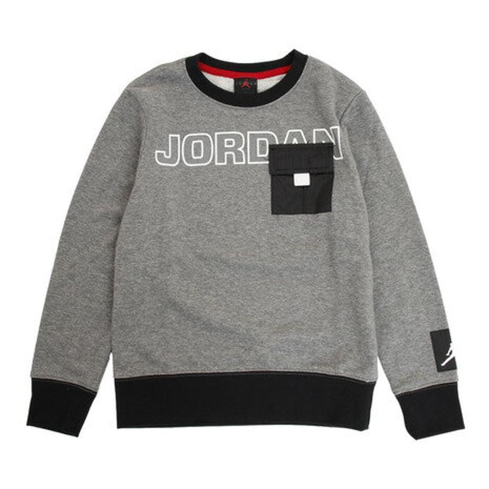 ジョーダン（JORDAN） ジュニア ボーイズ FRENCHTERRY クルーネックシャツ 95A746-GEH （キッズ）