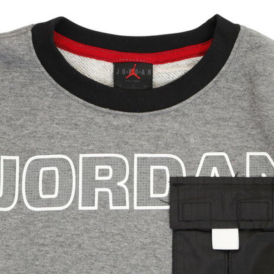 ジョーダン（JORDAN） ジュニア ボーイズ FRENCHTERRY クルーネックシャツ 95A746-GEH （キッズ）