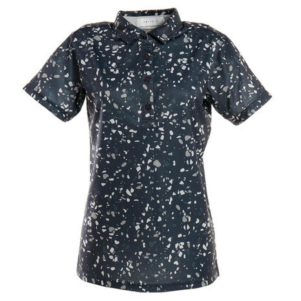 エピキュール（epicure） ゴルフウエア レディース マーブルプリントポロシャツ 152-22442-098 （レディース）
