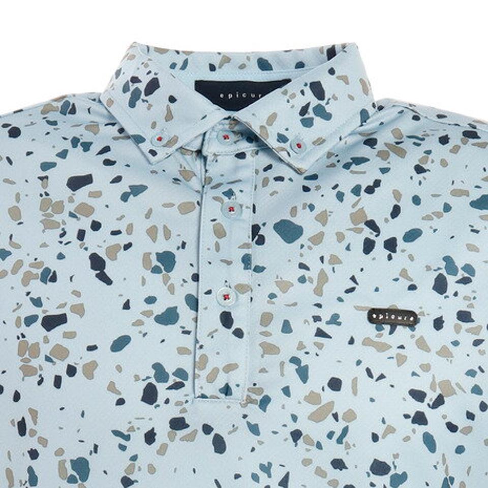 エピキュール（epicure） ゴルフウエア メンズ マーブルプリントポロシャツ 151-22442-091 （メンズ）