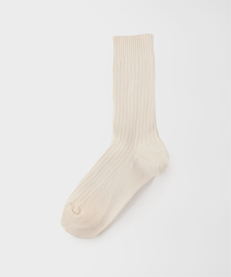 【BASERANGE/ベースレンジ】 MAIN RIB ANLKLE SOCKS：靴下（JOURNAL STANDARD relume）