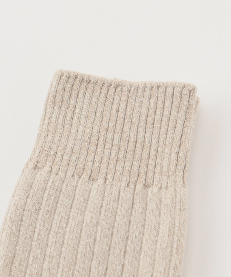 【BASERANGE/ベースレンジ】 MAIN RIB ANLKLE SOCKS：靴下（JOURNAL STANDARD relume）