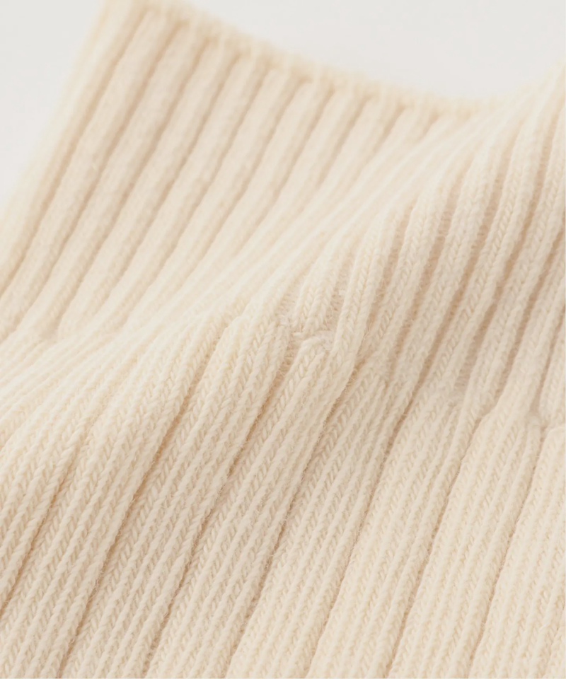 【BASERANGE/ベースレンジ】 MAIN RIB ANLKLE SOCKS：靴下（JOURNAL STANDARD relume）
