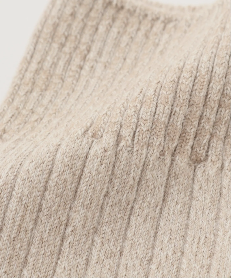 【BASERANGE/ベースレンジ】 MAIN RIB ANLKLE SOCKS：靴下（JOURNAL STANDARD relume）
