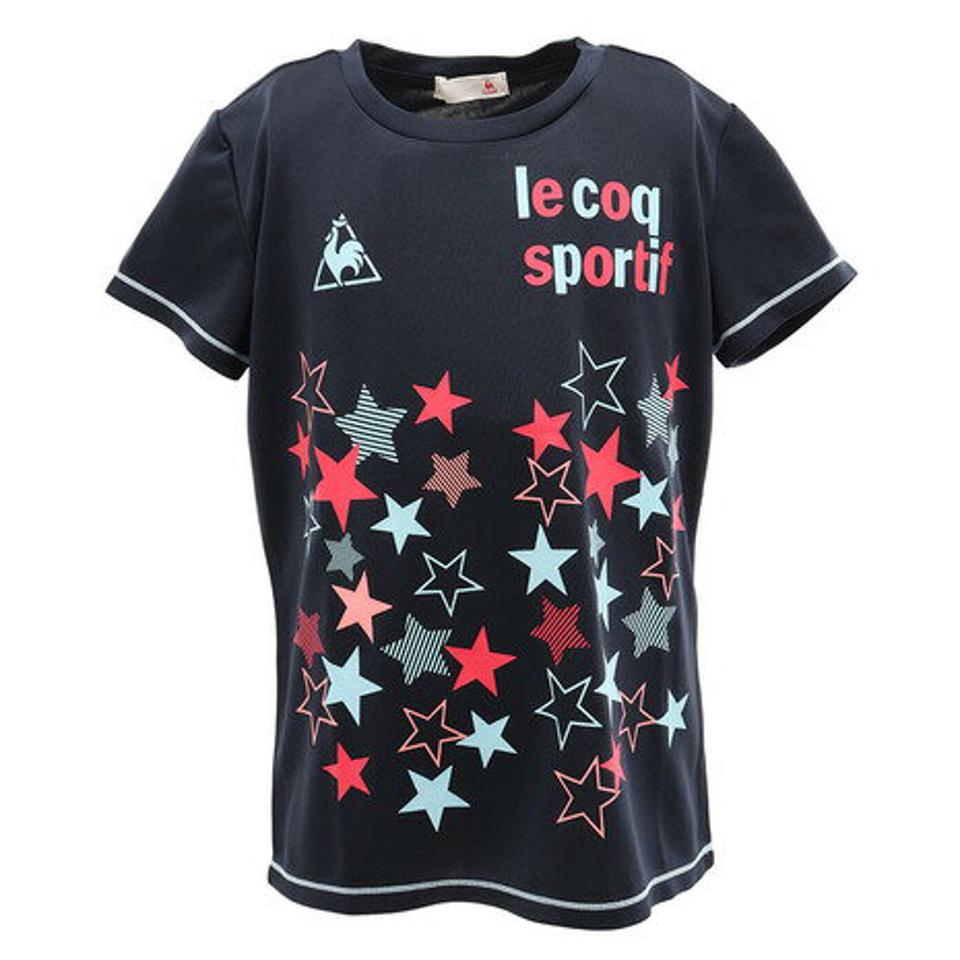 ルコック スポルティフ（Lecoq Sportif） ガールズ 半袖シャツ QMJPJA01XB NVY （キッズ）