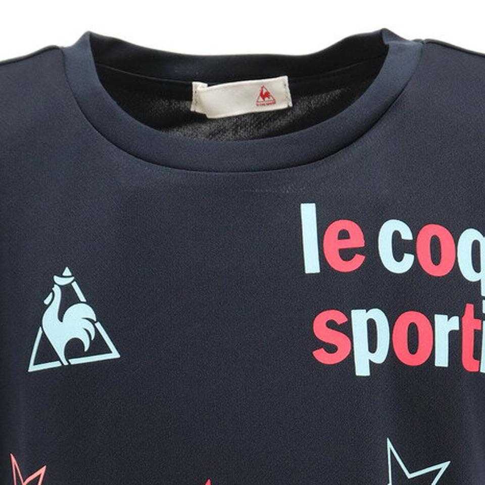 ルコック スポルティフ（Lecoq Sportif） ガールズ 半袖シャツ QMJPJA01XB NVY （キッズ）