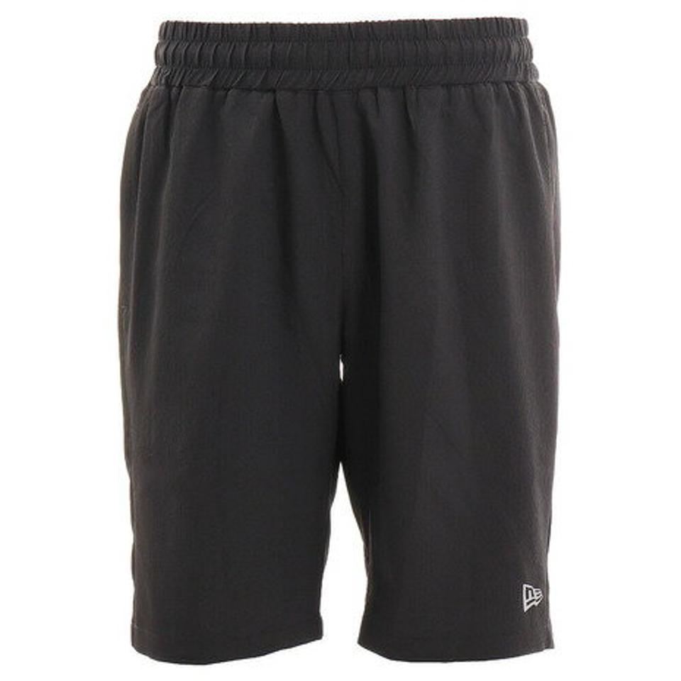 【9/5 24h限定エントリー＆対象4店舗買い回りで最大P10倍！】ニューエラ（NEW ERA） ジャージ クロスウェアショーツ BLK 12375738 （メンズ）