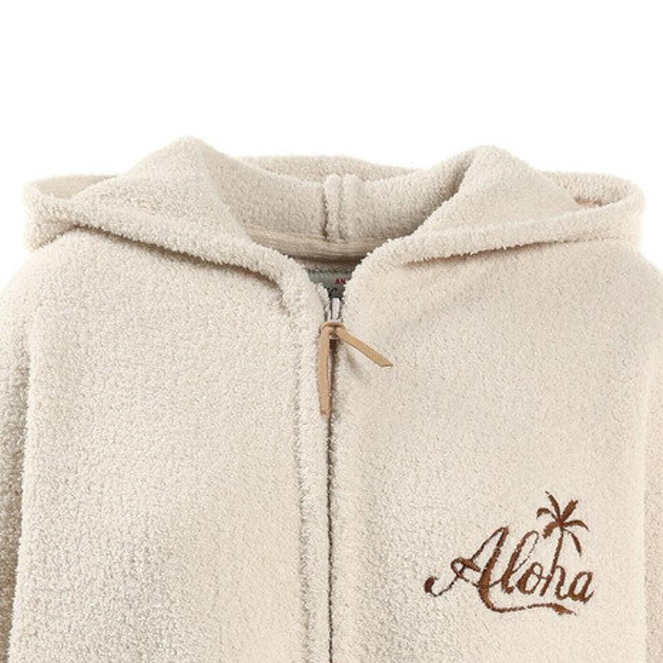 フララニ(Hula Lani)(レディース)モコモコジップパーカー 214HU2KN010WHT