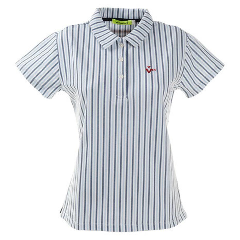 ビバハート（VIVA HEART） ゴルフウエア ポロシャツ レディース ストライプポロシャツ 012-22445-098 （レディース）