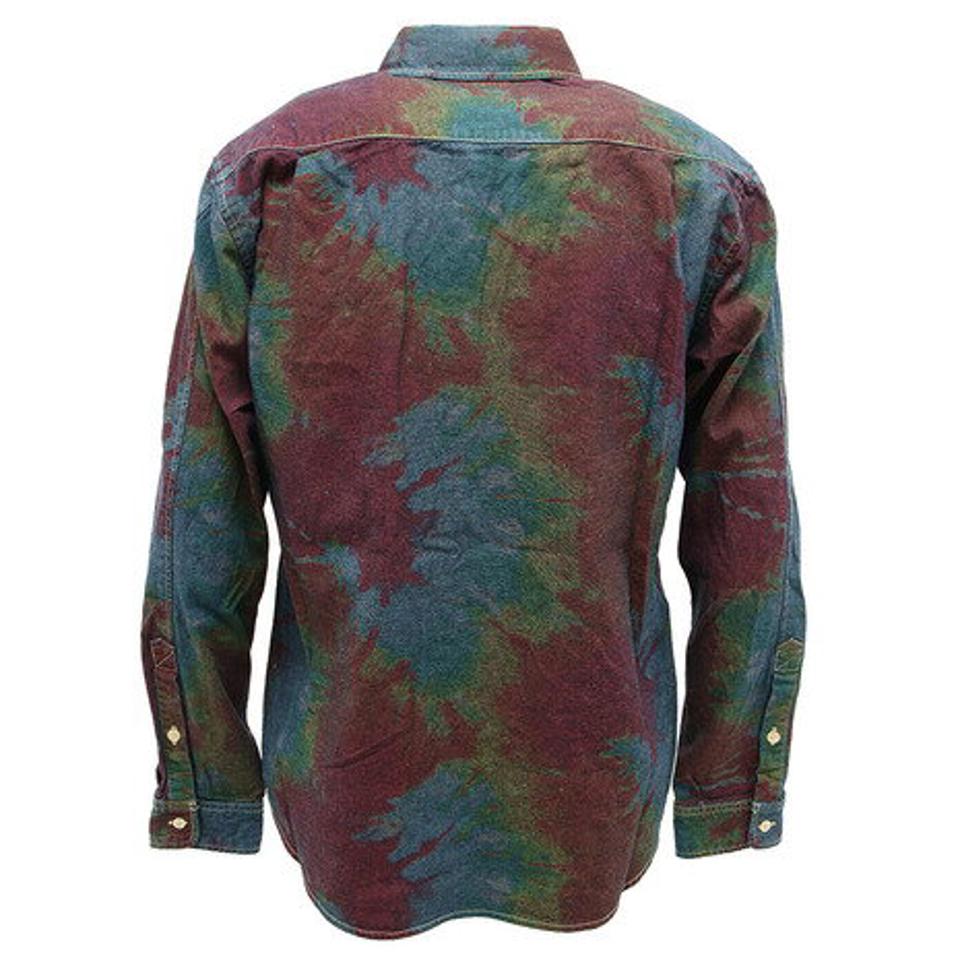 クリフメイヤー（KRIFF MAYER） 総柄シャンブレーシャツ 1944001-75:ROYAL （メンズ）