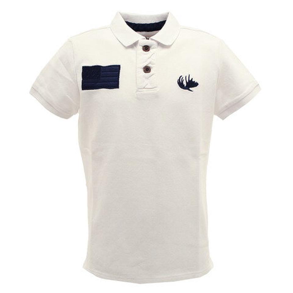 エルケクス（ELKEX） INDIGO DYED ロゴポロシャツ 881EK0FQ3290WHT オンライン価格 （メンズ）