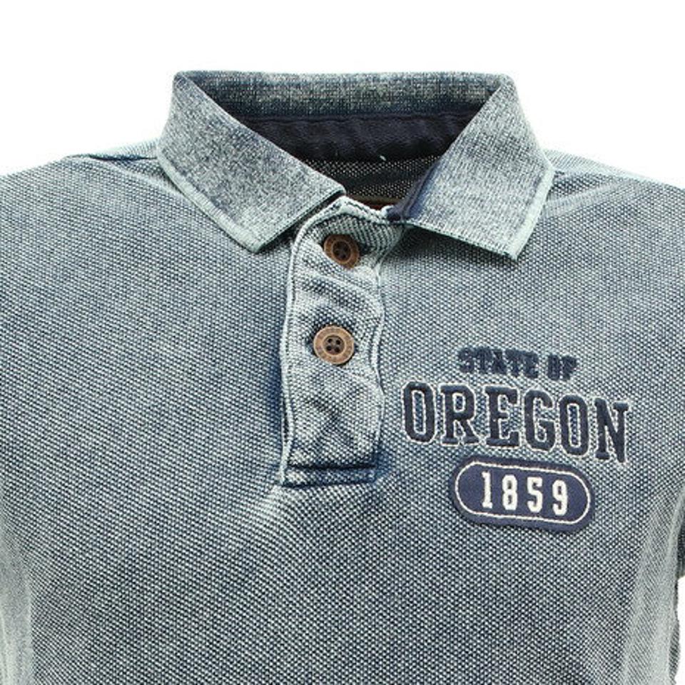 エルケクス（ELKEX） INDIGO DYED ポロシャツ 881EK0FQ3289LBLU オンライン価格 （メンズ）