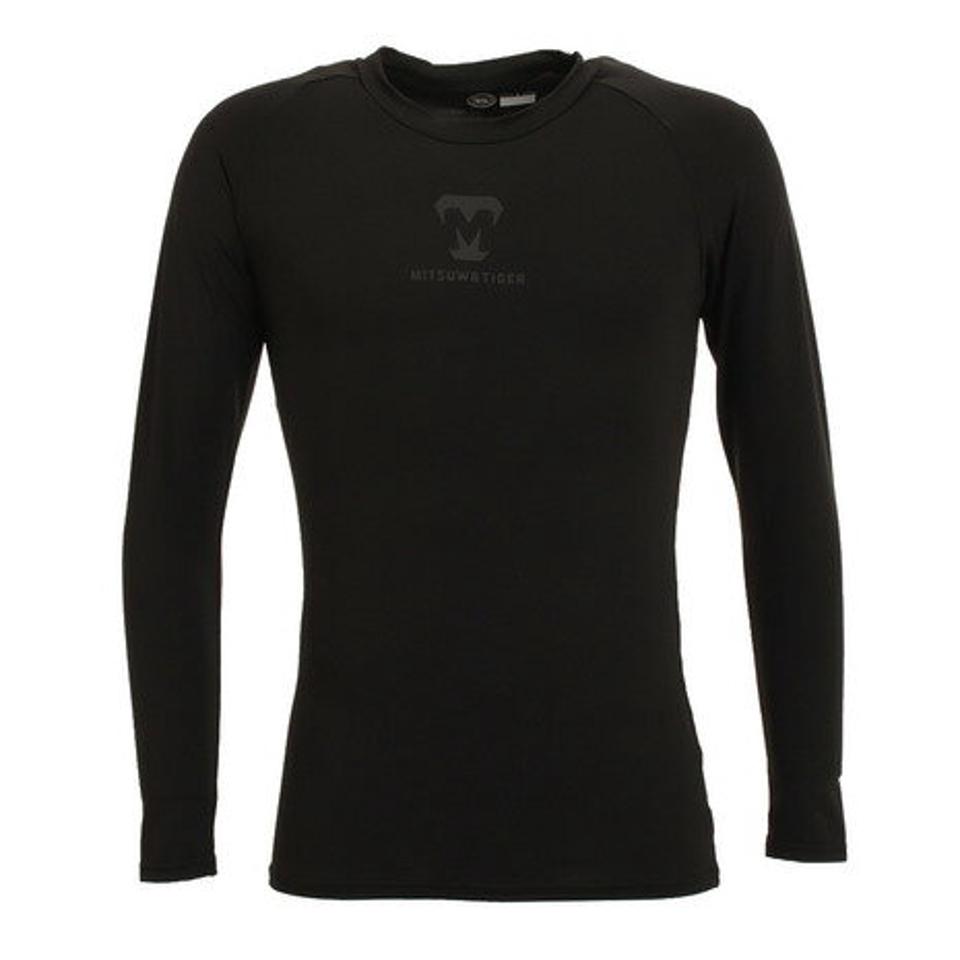 美津和タイガー（mitsuwa-tiger）（メンズ） 野球 アンダーシャツ コンプレッション ラウンドネック 長袖 インナー シャツ UWMTKS-059