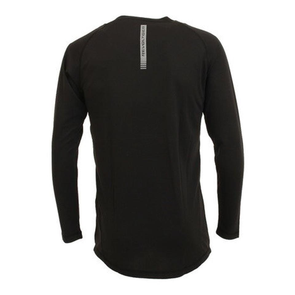 美津和タイガー（mitsuwa-tiger） 野球 アンダーシャツ セミフィット ラウンドネック 長袖 インナー シャツ MT7HSA59-090 （メンズ）