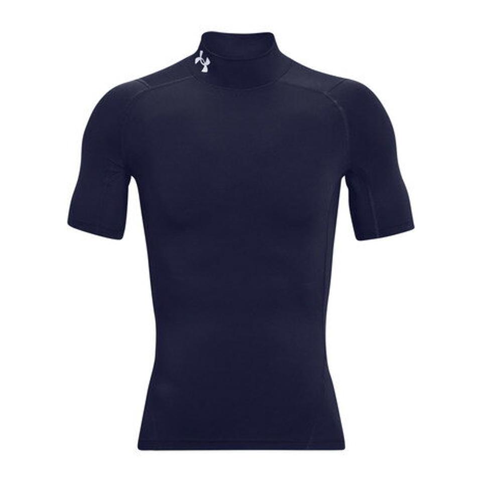 アンダーアーマー（UNDER ARMOUR） ヒートギアアーマー コンプレッション モック ショートスリーブ シャツ 1372586 410 （メンズ）