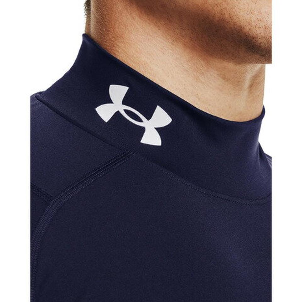 アンダーアーマー（UNDER ARMOUR） ヒートギアアーマー コンプレッション モック ショートスリーブ シャツ 1372586 410 （メンズ）