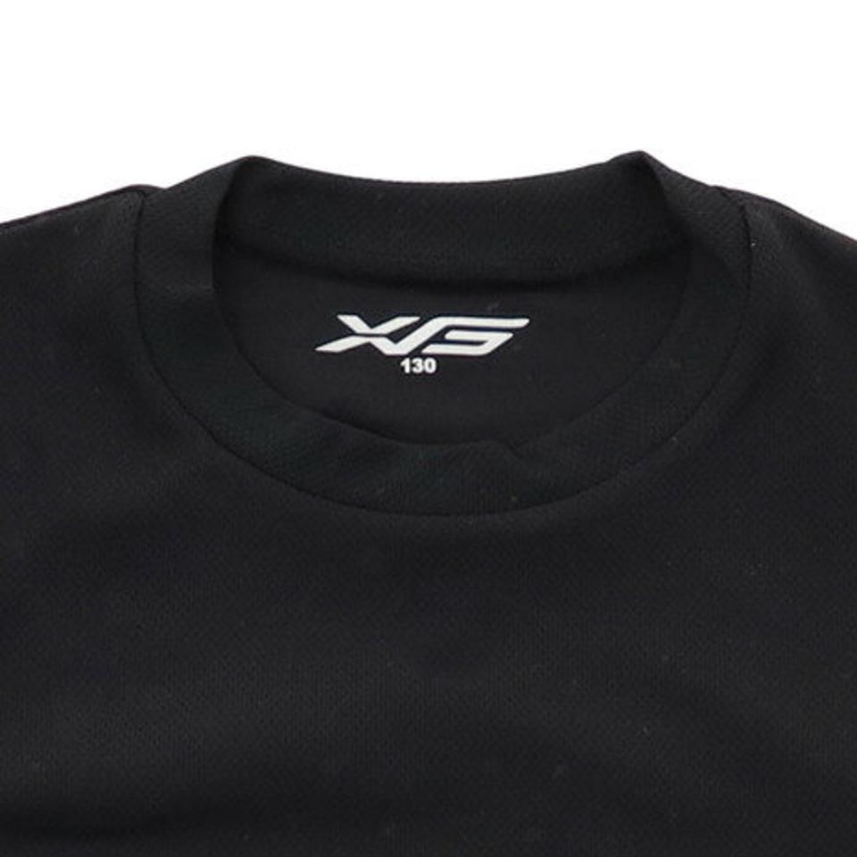 【2点10％OFFクーポン! 24日迄】エックスティーエス（XTS）（キッズ）野球 アンダーシャツ ジュニア ドライプラス 長袖 インナー シャツ 724G5ES5961JR 黒