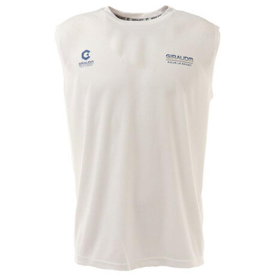 ジローム（GIRAUDM） ドライ 吸汗速乾 UVカット ノースリーブシャツ 863GM1CD6711 WHT （メンズ）