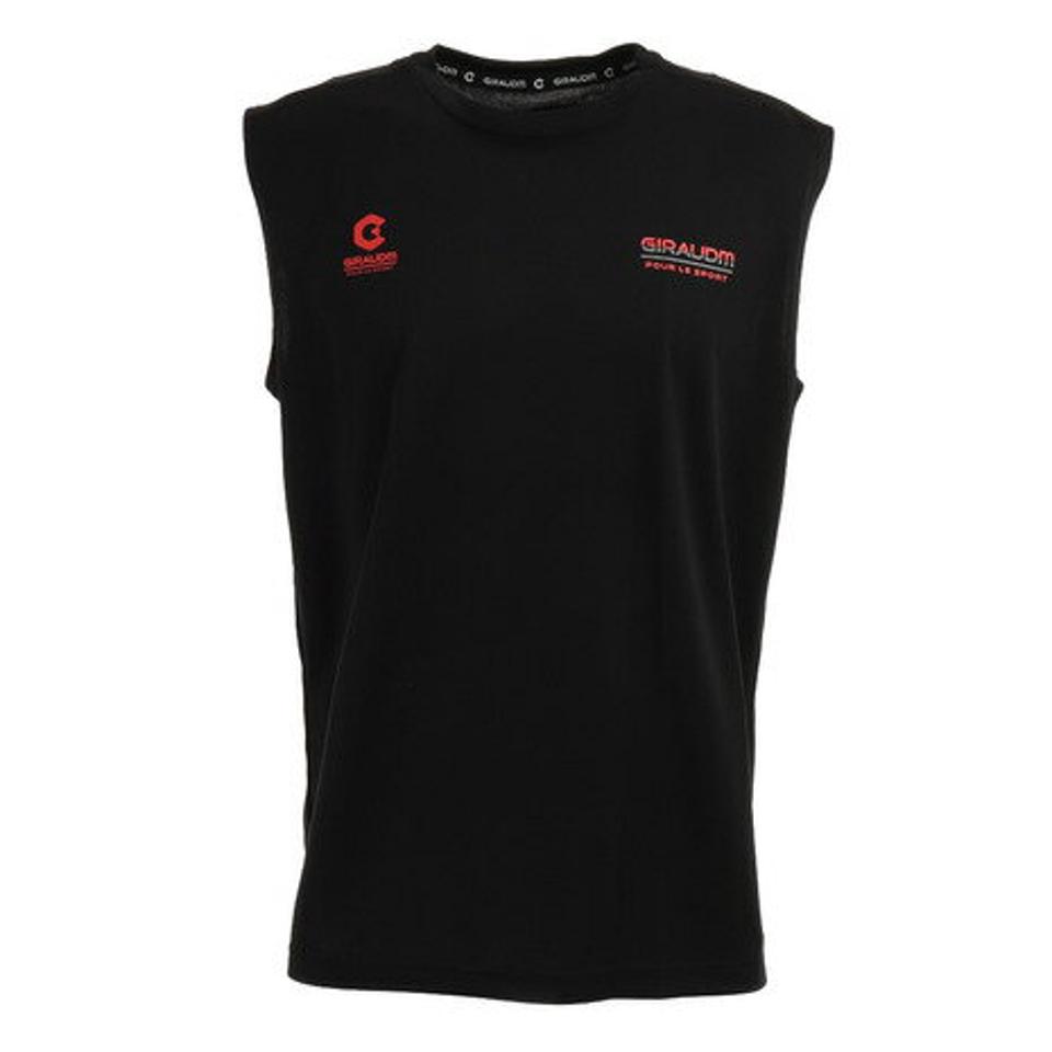 ジローム（GIRAUDM） ドライ 吸汗速乾 UVカット ノースリーブシャツ 863GM1CD6711 BLK （メンズ）