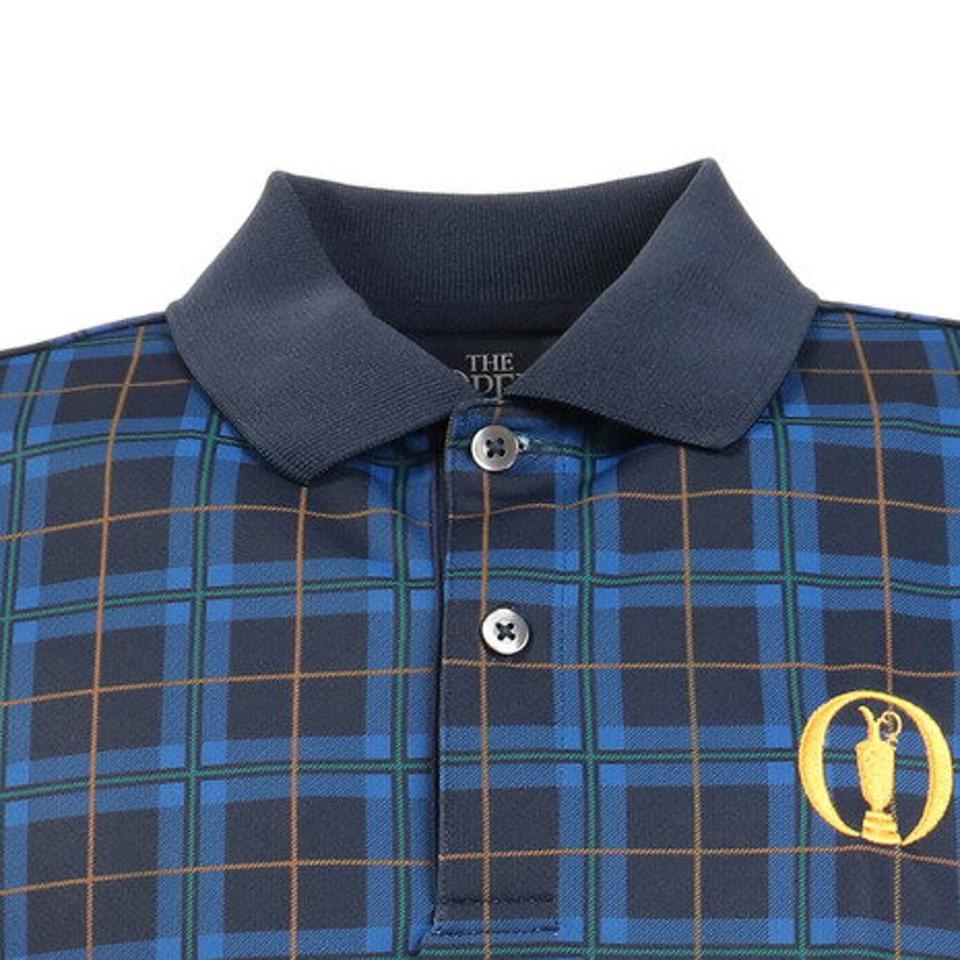 ジ・オープン（THE OPEN） ゴルフウエア メンズ タータンチェックドライポロシャツ 171-22341-098 （メンズ）