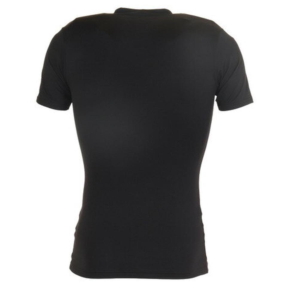 【2点10％OFFクーポン! 24日迄】エックスティーエス（XTS）（メンズ）野球 アンダーシャツ 半袖 ストレッチ 丸首 インナー シャツ 723G6ES4172 黒