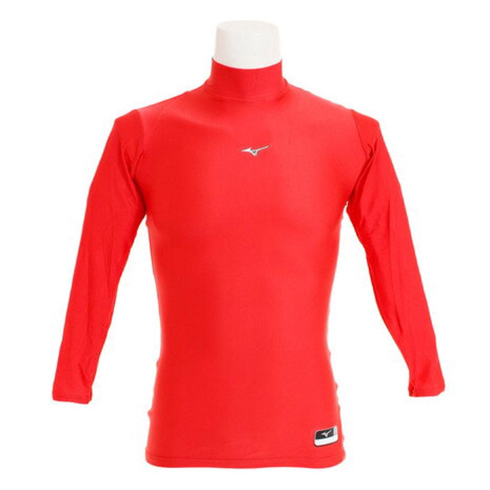 ミズノ（MIZUNO）（メンズ、レディース）野球 アンダーシャツ バイオギア ハイネック 長袖 インナー シャツ 12JA7C1062