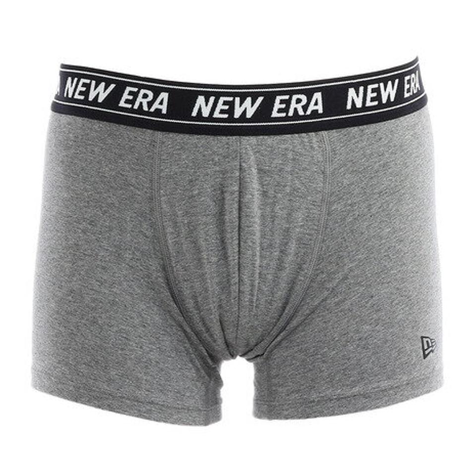 ニューエラ（NEW ERA）（メンズ）ボクサーパンツ チャコール 12341531 アンダーウエア