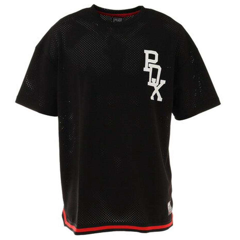 【9/10 24h限定 エントリー＆対象4店舗買い回りで最大P10倍！】ライズ（RYZ）（メンズ） バスケットボールウェア PDX ショートスリーブメッシュシャツ 751R1EG4515