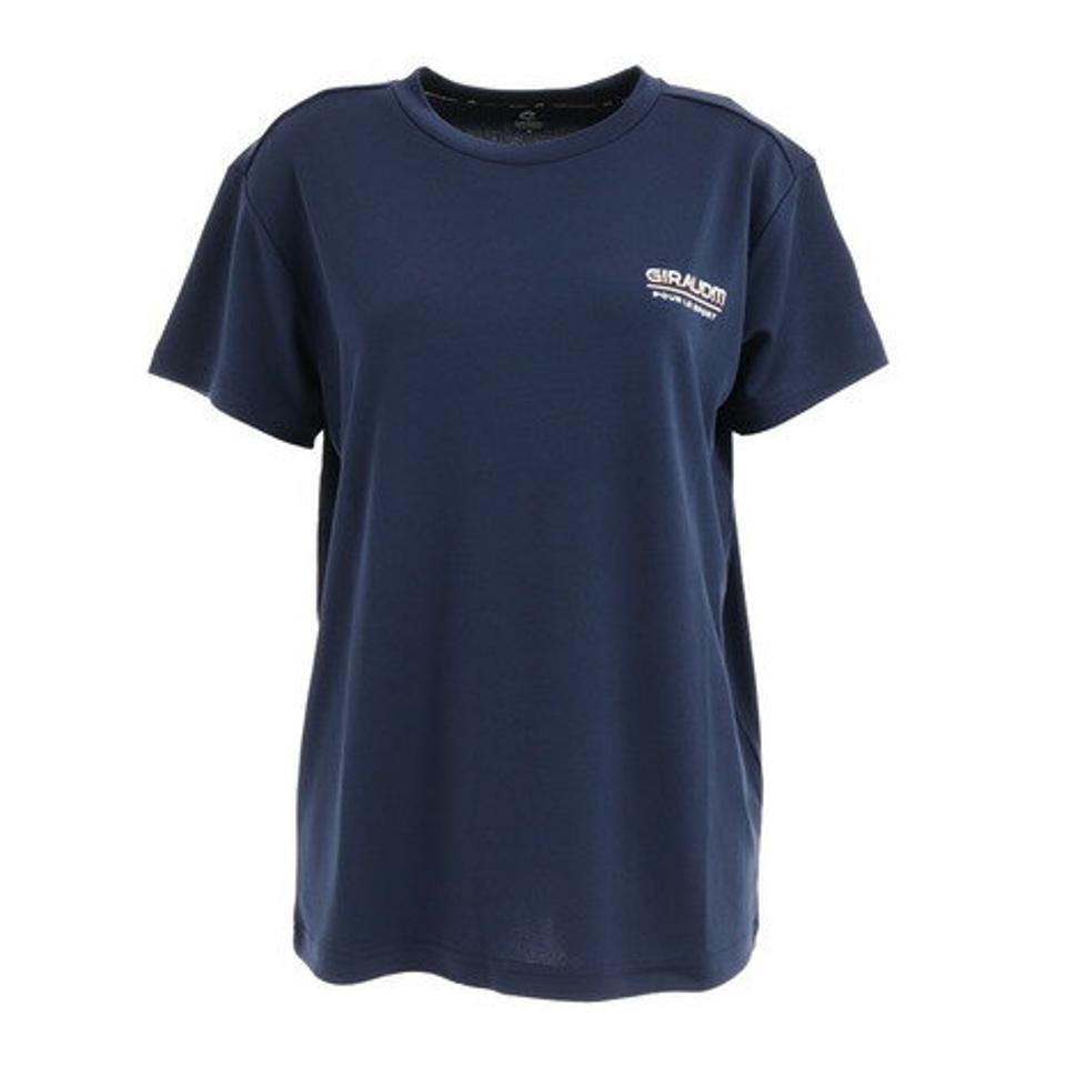 ジローム（GIRAUDM）（レディース）ドライ 吸汗速乾 UVカット プラクティスシャツ アームカバーセット 864GM1HD6746 NVY