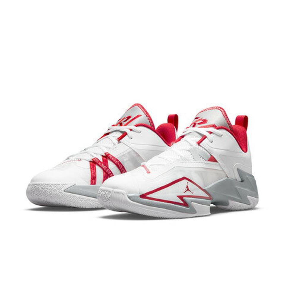 ジョーダン（JORDAN）（メンズ）バスケットシューズ バッシュ 白 ワン テイク 3 PF DC7700-100